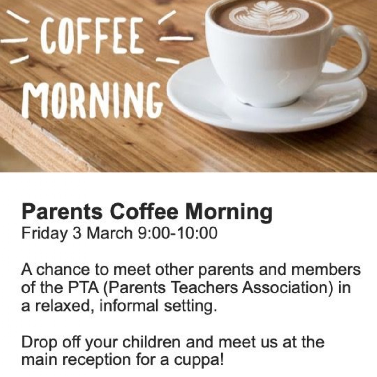 Kender Primary School - PTA/FoK Coffee Morning